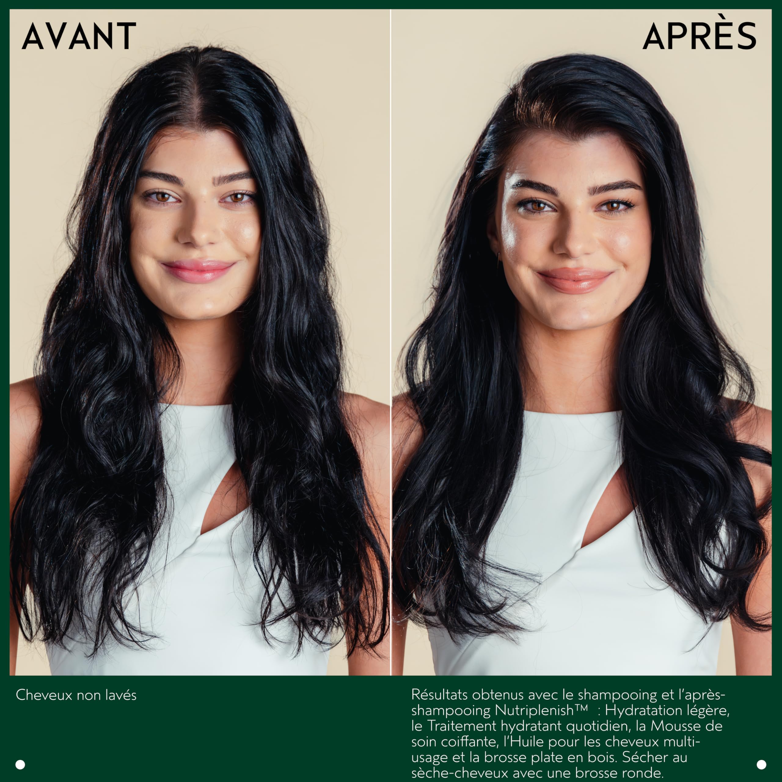Aveda Nutriplenish Routine: Shampoing (250ml) + Après-shampooing (250ml) - Hydratation Légère - Huile de Grenade Bio, Huile De Coco, Beurre De Mangue - Cheveux Secs -