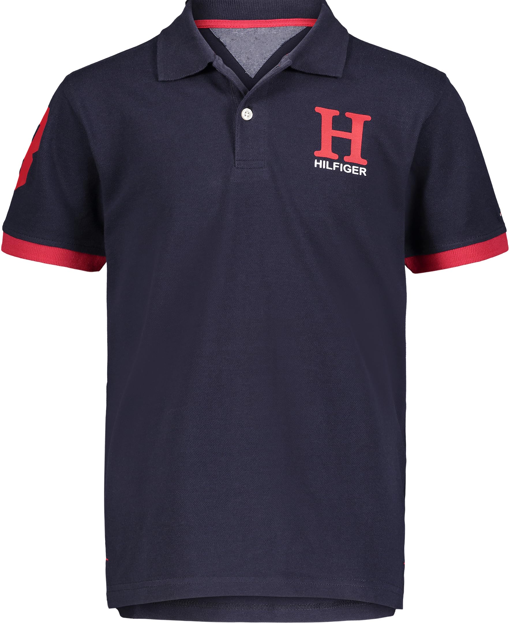 

                                                    Tommy Hilfiger Boys' Short Sleeve Pique Matt Polo 