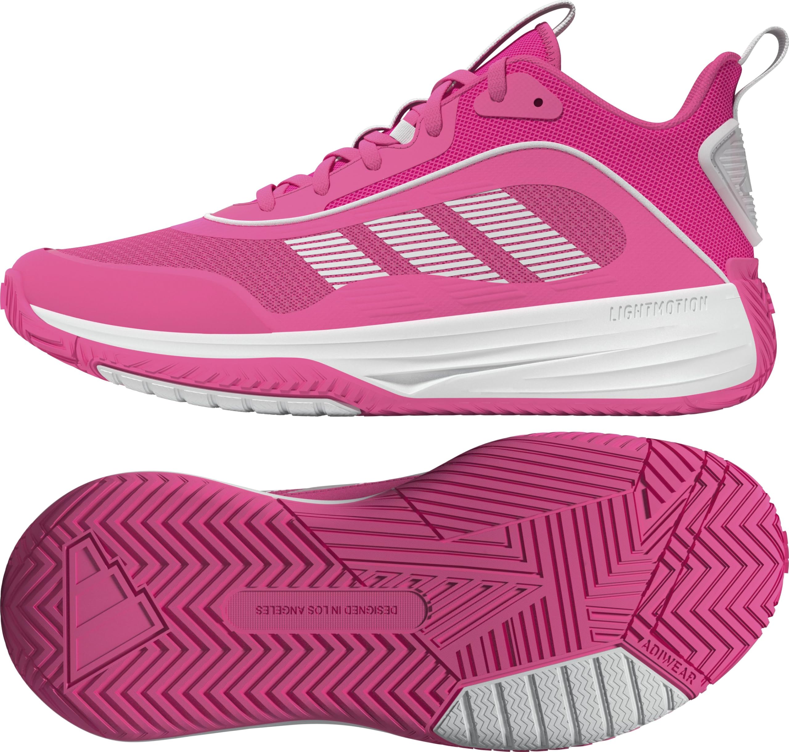 adidas Herren OWNTHEGAME 3.0 Shoes, Lucid pink/FTWR White/Lucid pink, 43 1/3 EU
