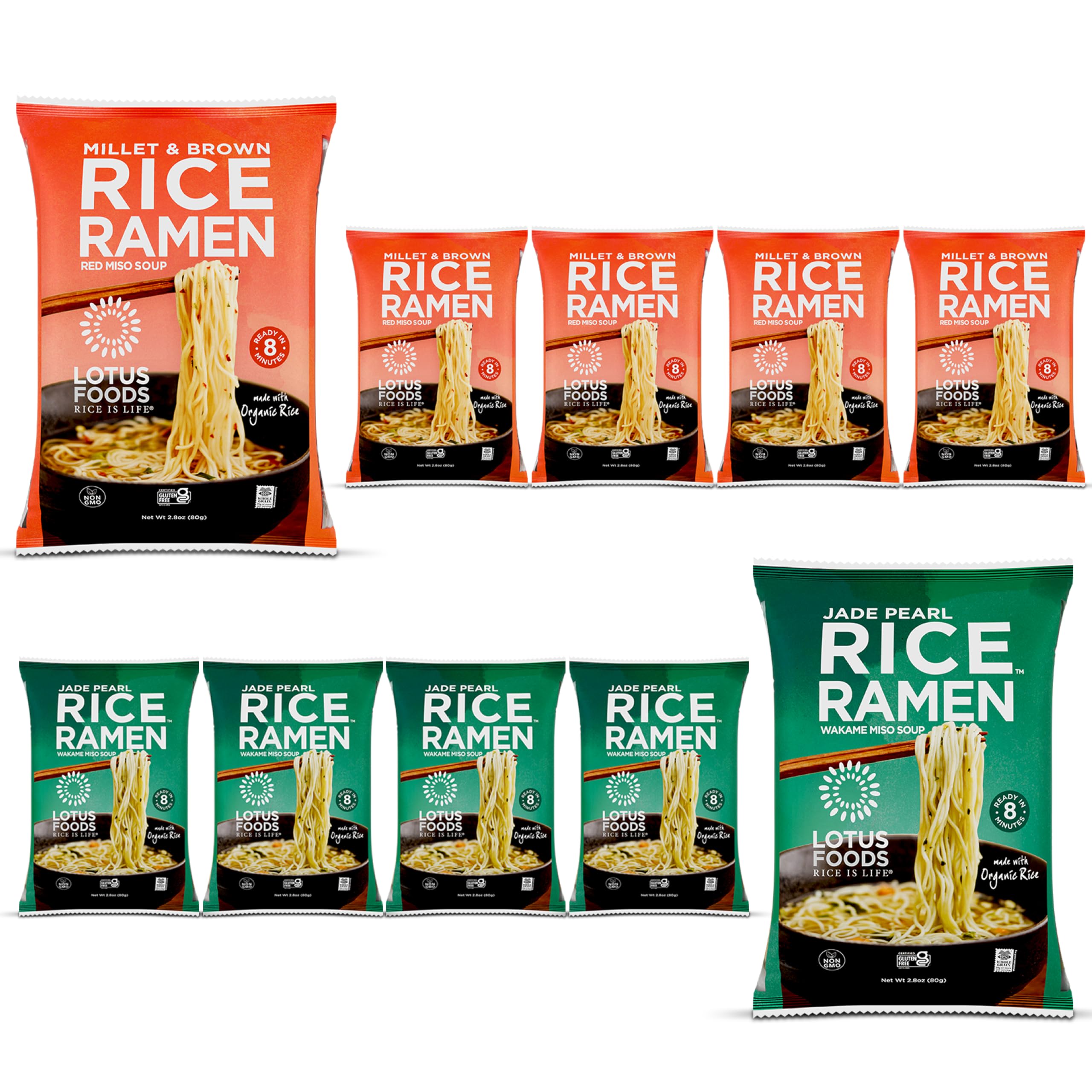 Amazon.com : Lotus Foods Bulk Organic Rice Ramen with Miso - 2.8