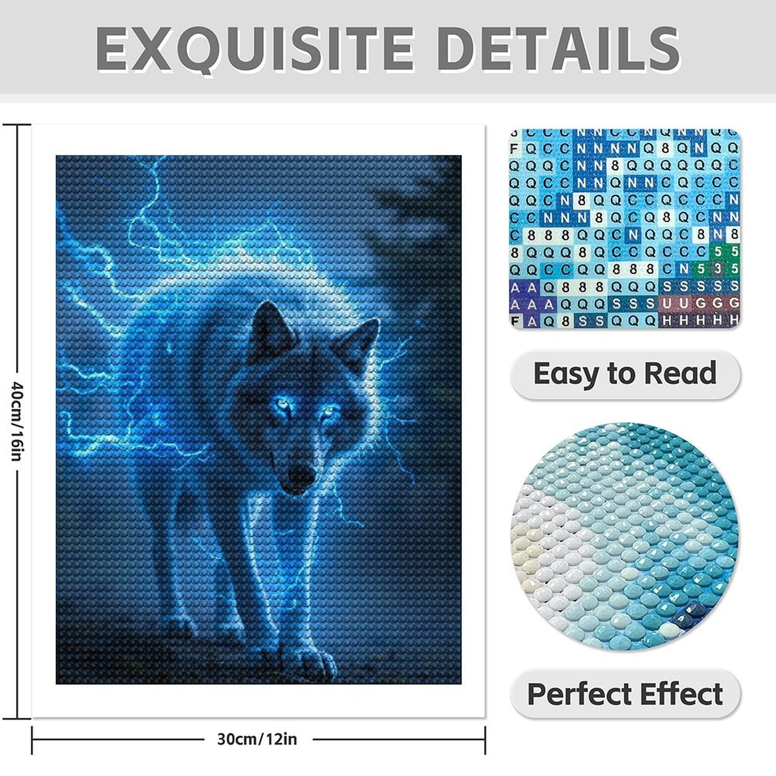 Amazon.com: TZTTZT Diamond Art Kits for Adults - Electric Blue