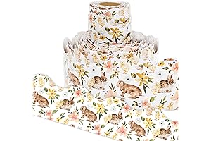 AnyDesign 120Hz Easter Bunny Bulletin Board Border