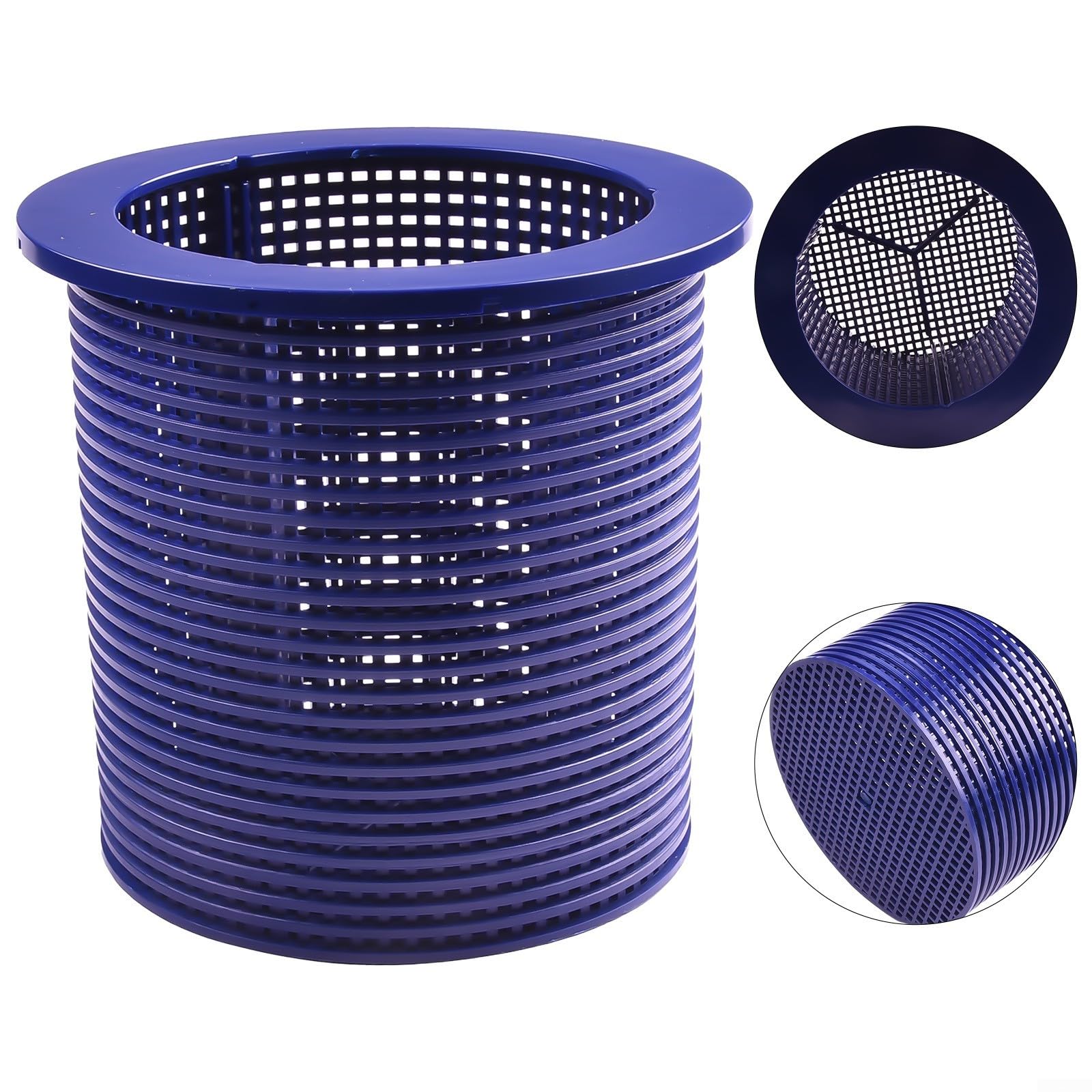 Cesta de skimmer de piscina R38013A para Pentair modelo 850001 robusta jaula de filtro limpiador de piscina azul (2 piezas)