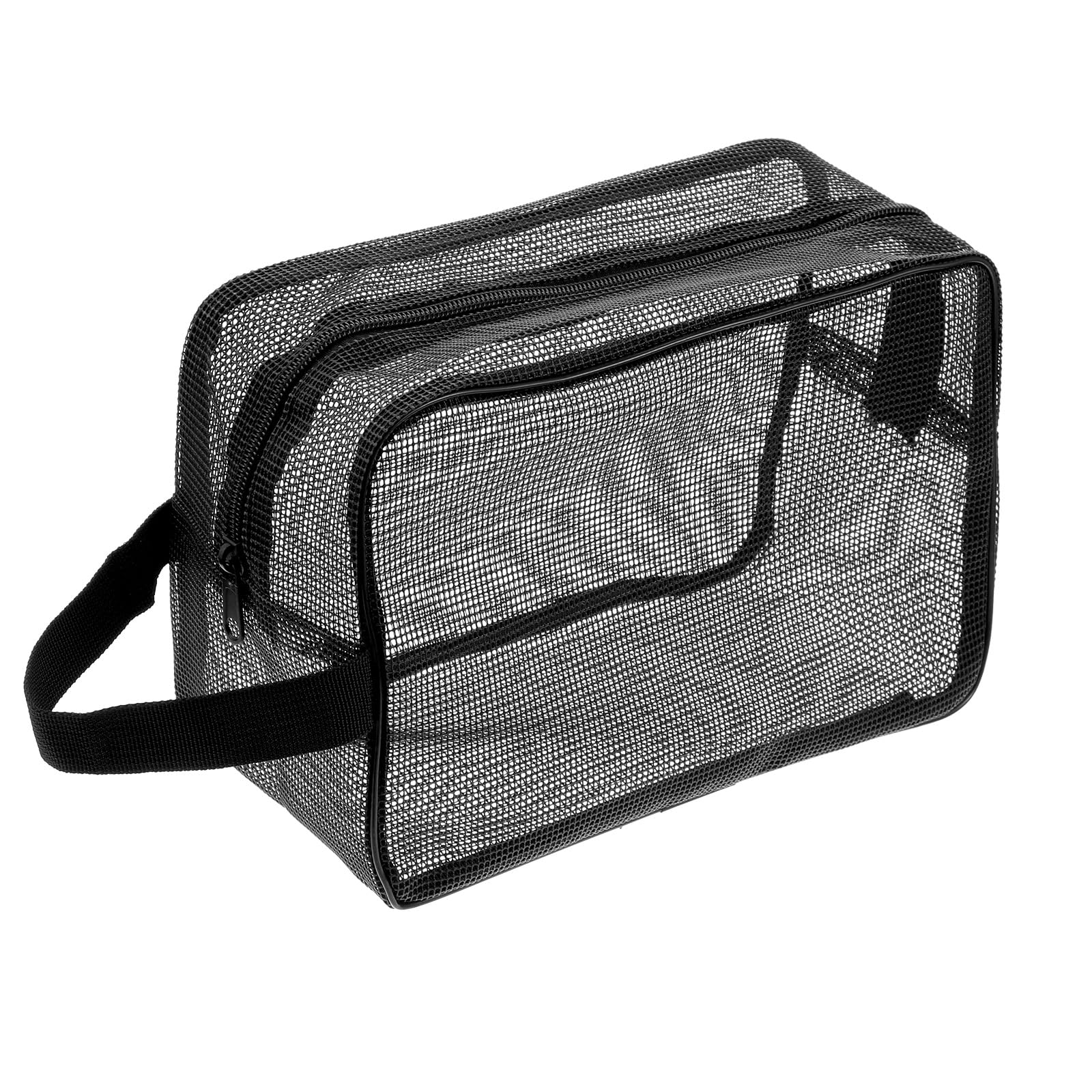 HJZHII Mesh Shower Bag Quick Dry Organizer Caddy Portable Mesh Shower Caddy Toiletry Tote Bag Wash Zipper Pouch