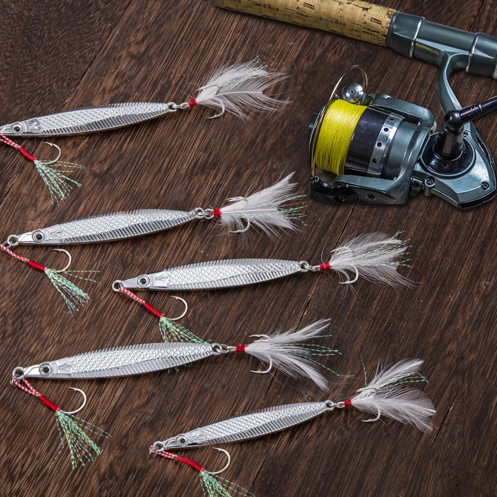 ④メタルジグ 30本セット ルアー メタルジグ セット 30g 40g 4本 ショア ジギング 青物 ヒラメ