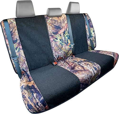Mossy Oak Camo - Funda protectora de toalla para asiento trasero de automóvil, protege los asientos del sudor, la suciedad, los perros, los niños