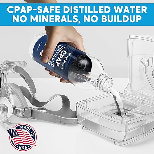 Miniatura 2 de Dura Cleanse Agua destilada para máquinas CPAP, paquete de 6 (20 onzas cada una) botellas de tamaño de viaje para máquinas Resmed, Respironics,