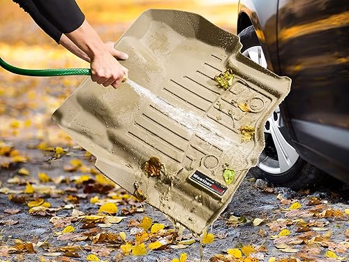 Miniatura 7 de WeatherTech Revestimientos de suelo de ajuste personalizado para Ford F-150 (SuperCrew, asientos de cubo), F-150 Lightning, F-150 Raptor - 1 y 2