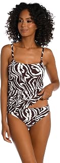 La Blanca Women's Lingerie Strap Tankini Swimsuit Top