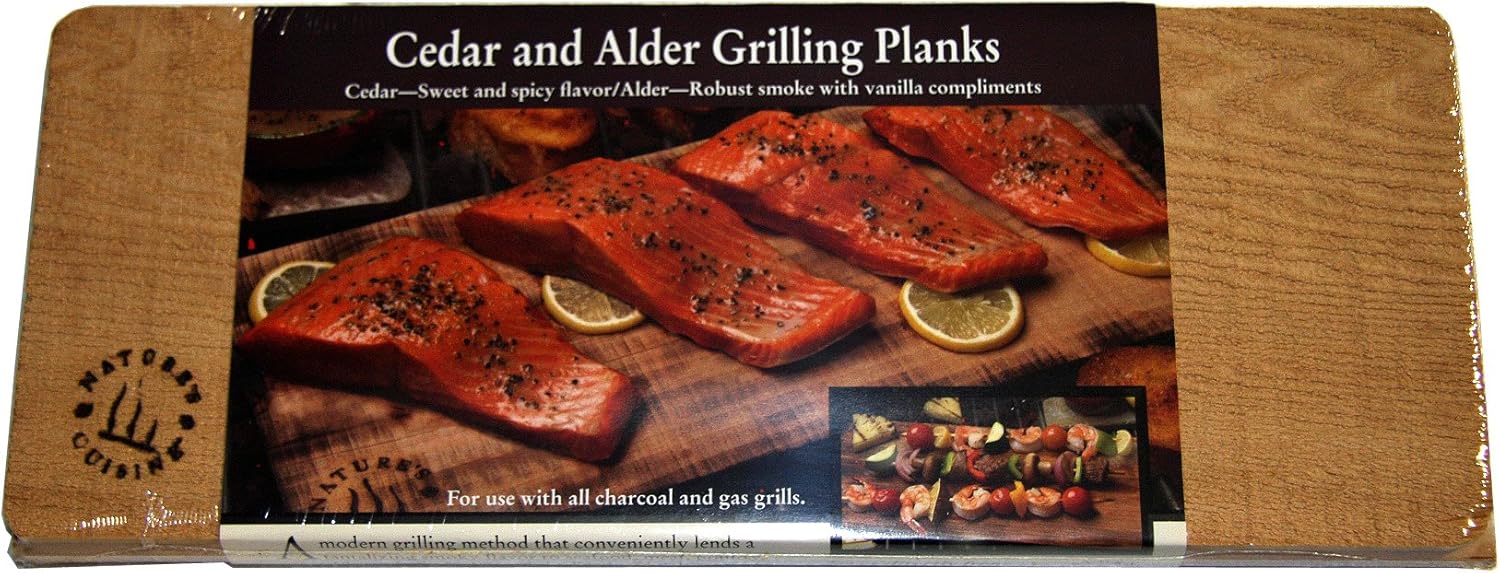 Nature's Cuisine NC0062B 1 Cedar/1 Alder Combo Outdoor