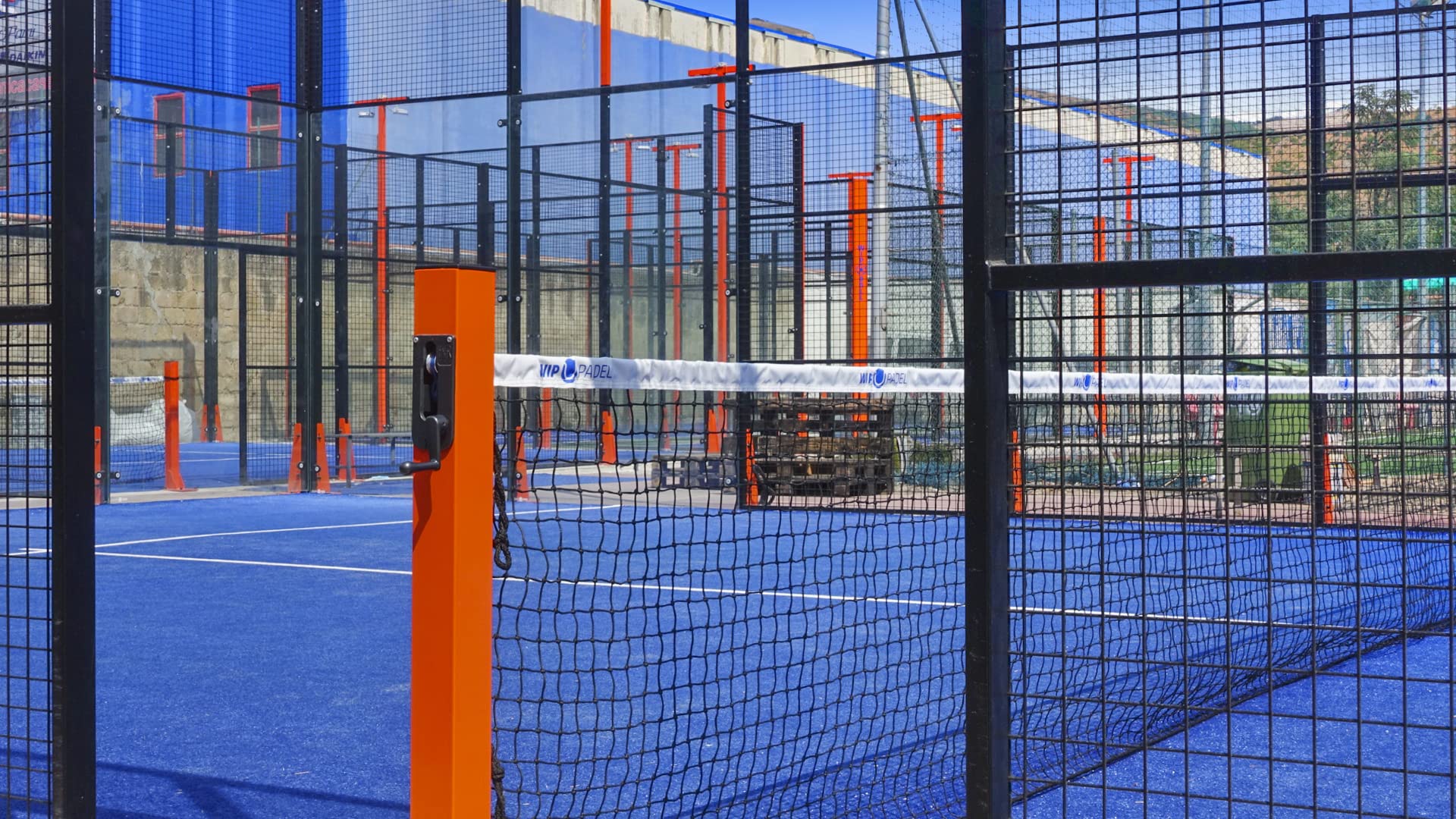 Wip Padel - Impianto da Padel Regolamentare 100% Made in Italy, Paddle Tennis Structure, Perfetto per Centri Sportivi, Strutture Ricettive, Alberghi etc... Rete Non Inclusa
