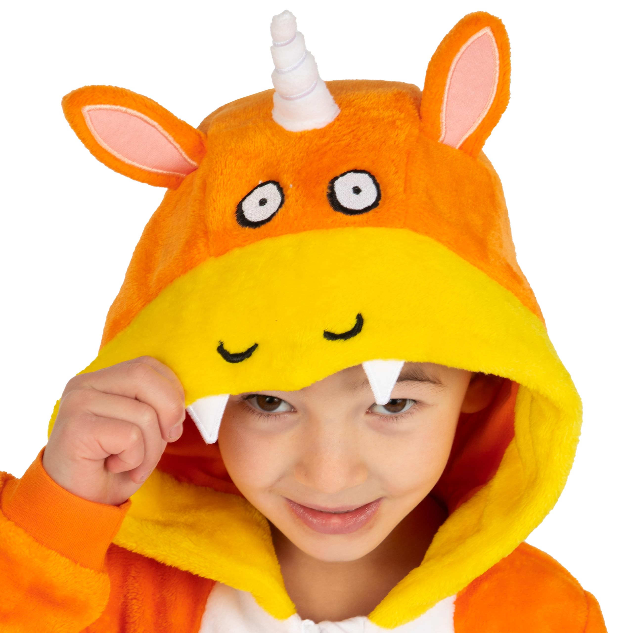Zog Onesie Dla Chłopców Z Kapturem, Kostium Smoka Z 3D Uszami, Jednoczęściowa Piżama Dla Chłopców, Onesie Dzieci