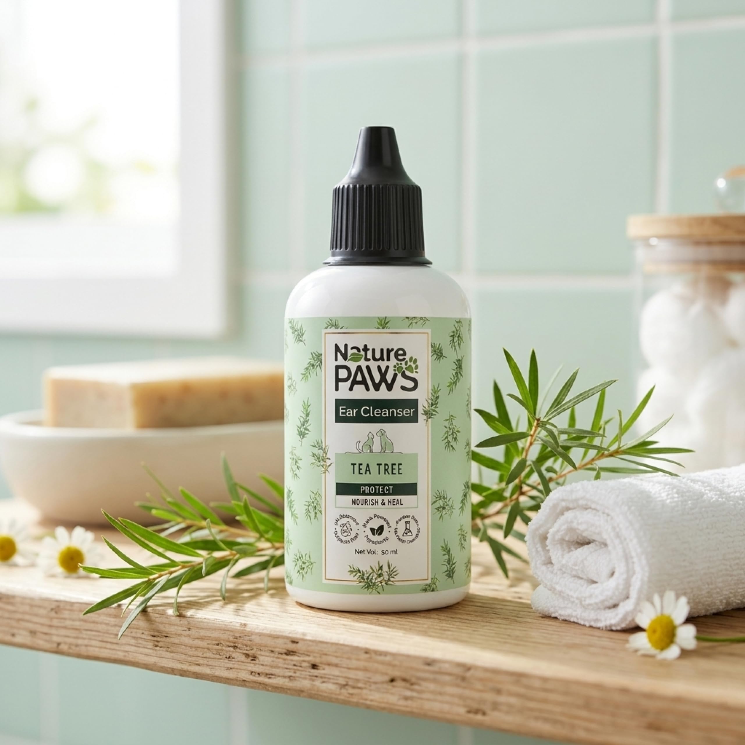 Orange Pet Nutrition Tea Tree Oil So Sensitive Ear Cleaner for Dogs & Cats - 20ml | Natural Anti-Itch, Insect Bite Relief, Soothes Ear Irritations | Safe for All Breeds & Life Stages 4