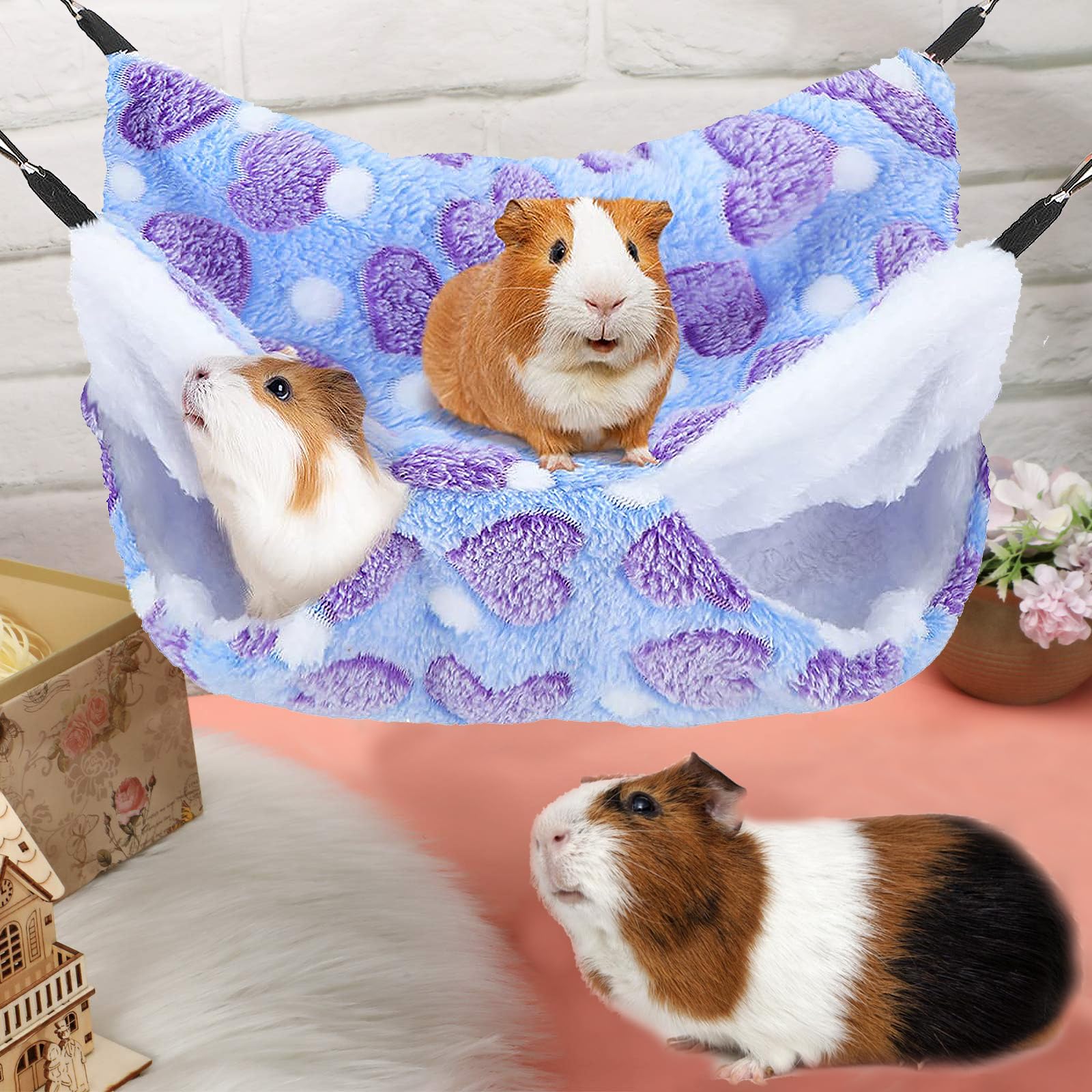 Amaca Per Piccoli Animali - Casetta Oscillante Per Conigli, Criceti, Scoiattoli, Verde