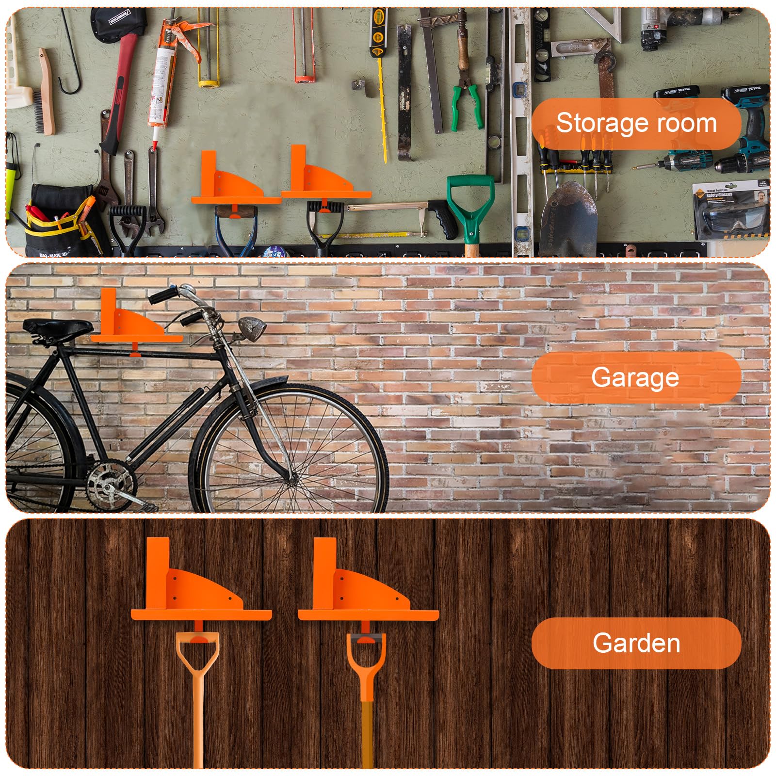 Uchwyt Piłę Łańcuchową, Wytrzymały Uchwyt Ścienny Piłę Łańcuchową Stojak Chainsaw Ekspozytor Organizacja Miejsca w Garażu do Stihl MS250 MS251 MS170 MS171 MS172 Organizer Szopy