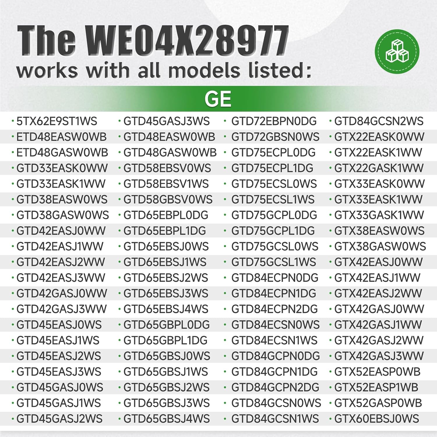 [2026] Upgraded WE04X28977 Dryer Door Switch Compatible with GE Hotpoint Dryer, Replacement Part WE04X28977-50PK, WE10X23879, 4931170, AP6889035, PS12722948, EAP12722948