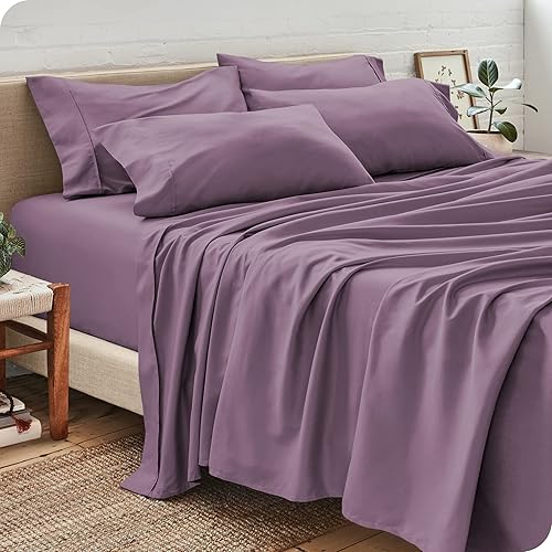 Miniatura 6 de Juego de sábanas de 800 hilos, 4 piezas, color rojo, 100% algodón, para cama de tamaño individual, de una sola capa, hilo de algodón peinado largo,