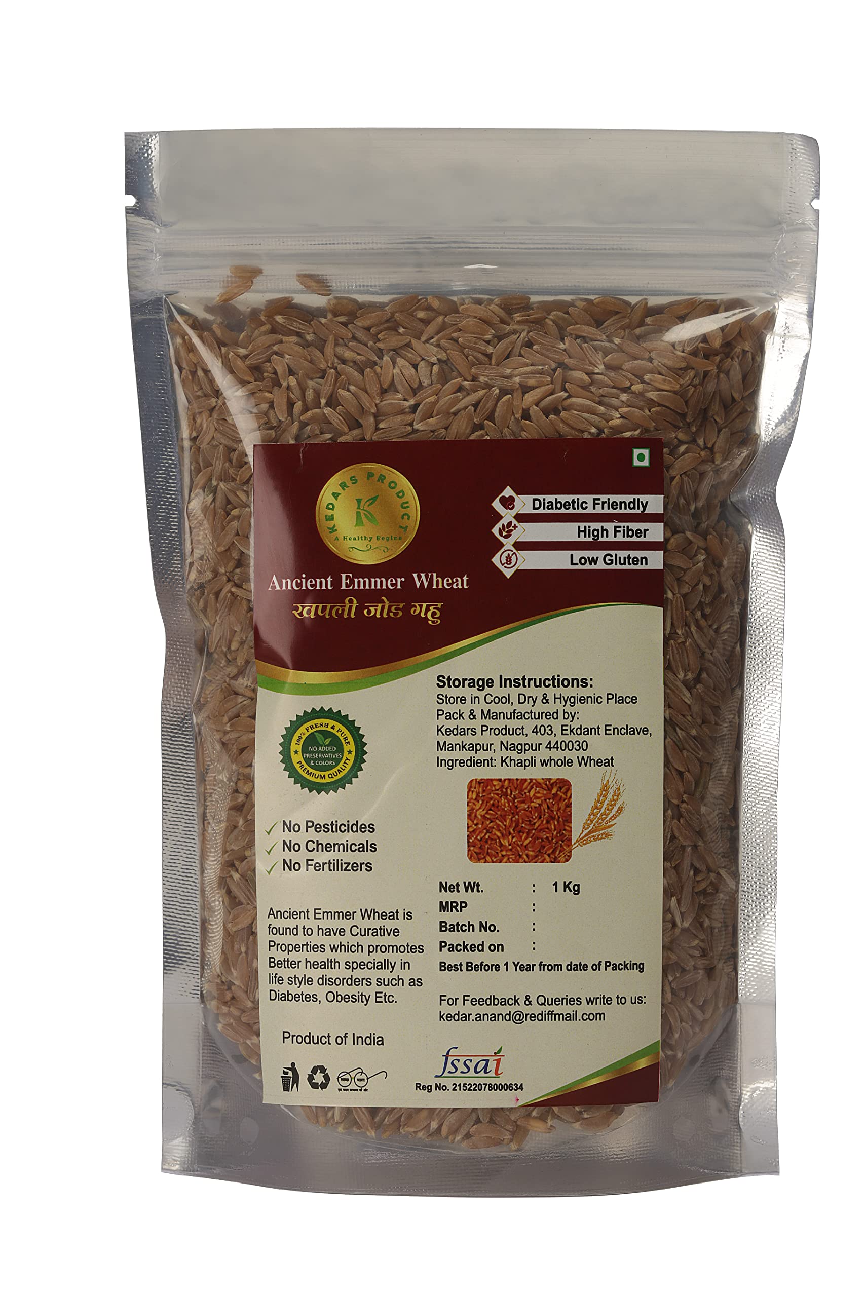 See full amazon price history chart for KEDARS PRODUCT Khapli Wheat/Emmer wheat, Low gluten Wheat, Antidiabetic khapli Gahu 3kg (pack of 1 * 3) KEDARS PRODUCT Khapli Wheat/Emmer wheat, Low gluten Wheat, Antidiabetic khapli Gahu 3kg (pack of 1 * 3) (B0BJ2WF2MS) Amazon Price History, Amazon Price Tracker