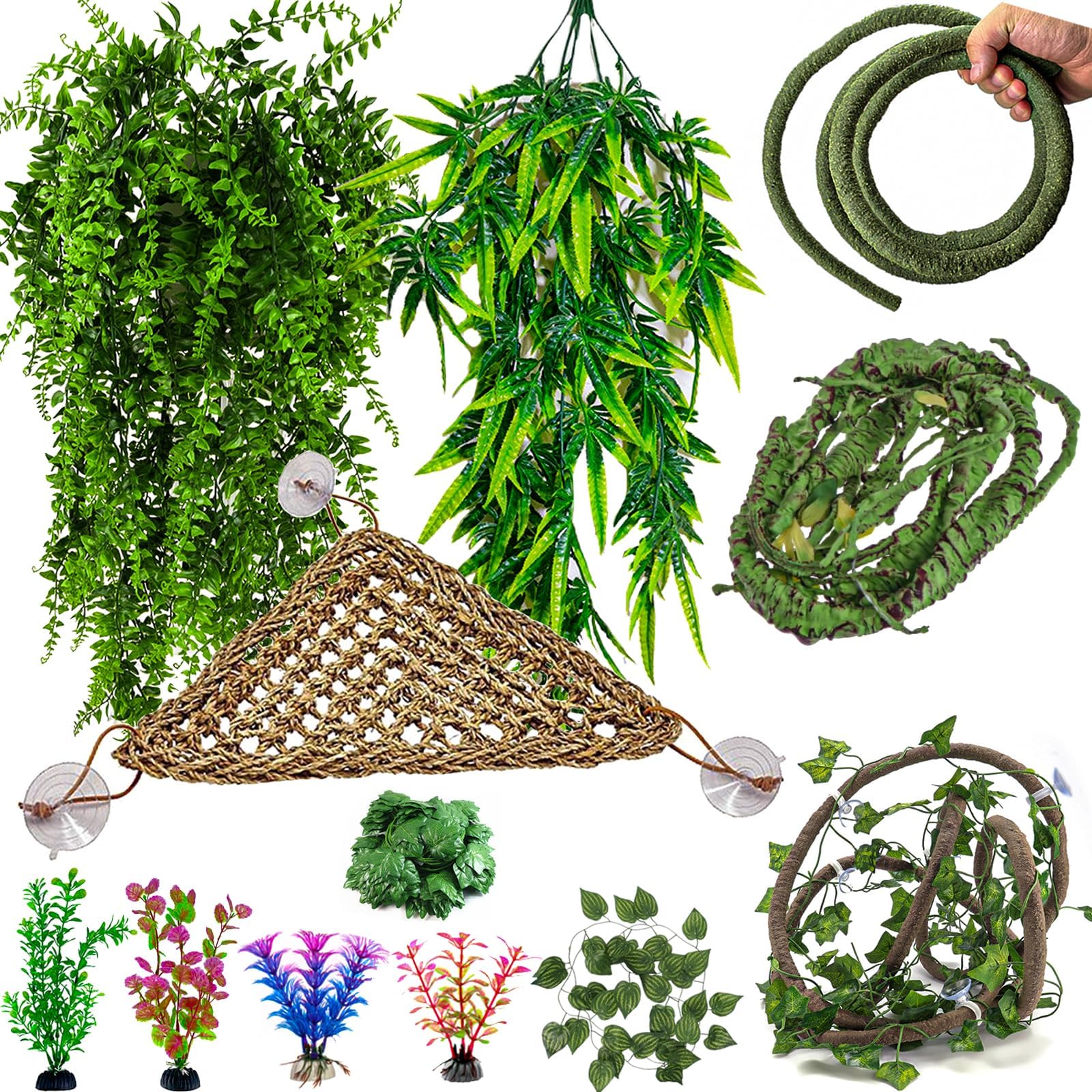 Fresh Look at Amazon Com Mechpia Reptile Plants 11 Pieces Terrarium Hanging Plant