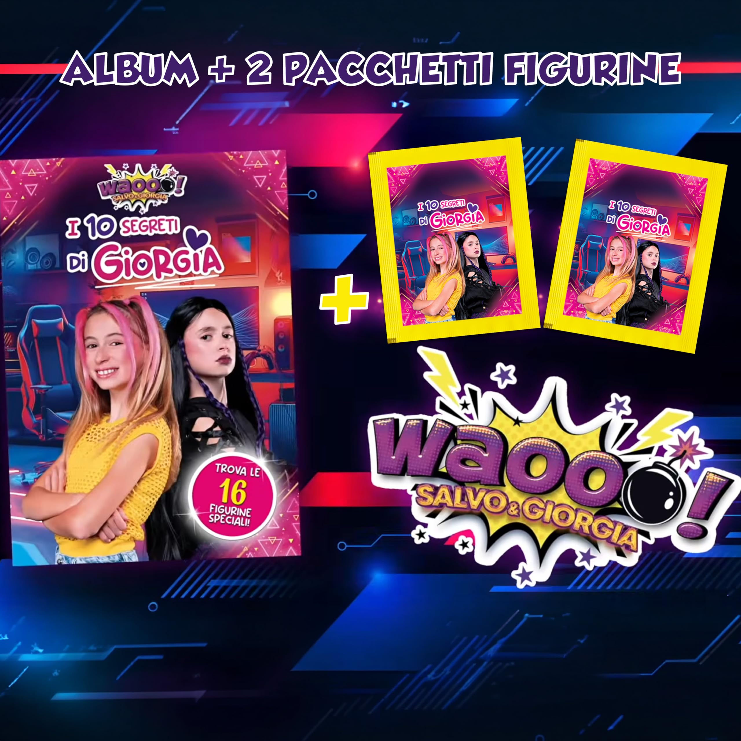 SALVO E GIORGIA Album I 10 Segreti di Giorgia 2026 + 2 Pacchetti di Figurine - 3