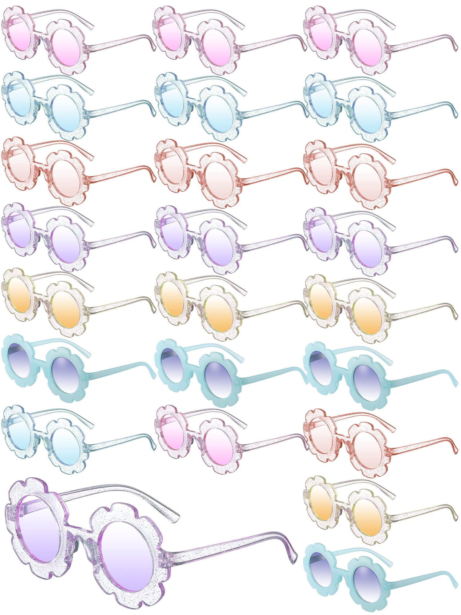Geyoga Flower Sunglasses for Kids Girls Toddler Party