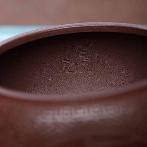 Miniatura 7 de Zisha - Tetera de arcilla china Yixing hecha a mano, 9.6 onzas, infundir cerveza Kung Fu hojas sueltas (conejo de la suerte, arcilla púrpura Zini)