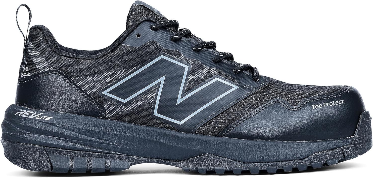 New Balance Men's Composite Toe Quikshift Industrial Shoe 10 XX-Wide Black/Black/Black