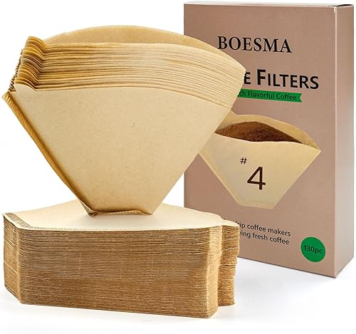 Miniatura 9 de 100 filtros de café de cono #4 color madera,130 unidades,Color madera,https://www.amazon.com/dp/undefined