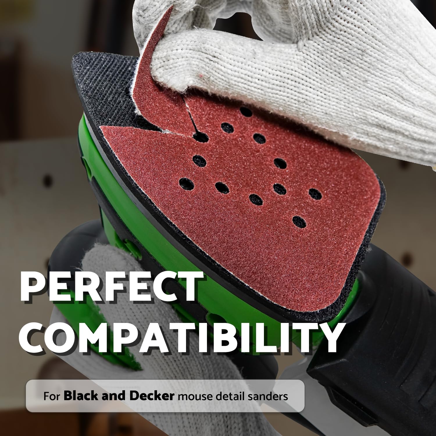 Black & Decker Mouse Sanding Pads - 60 Pack -5
