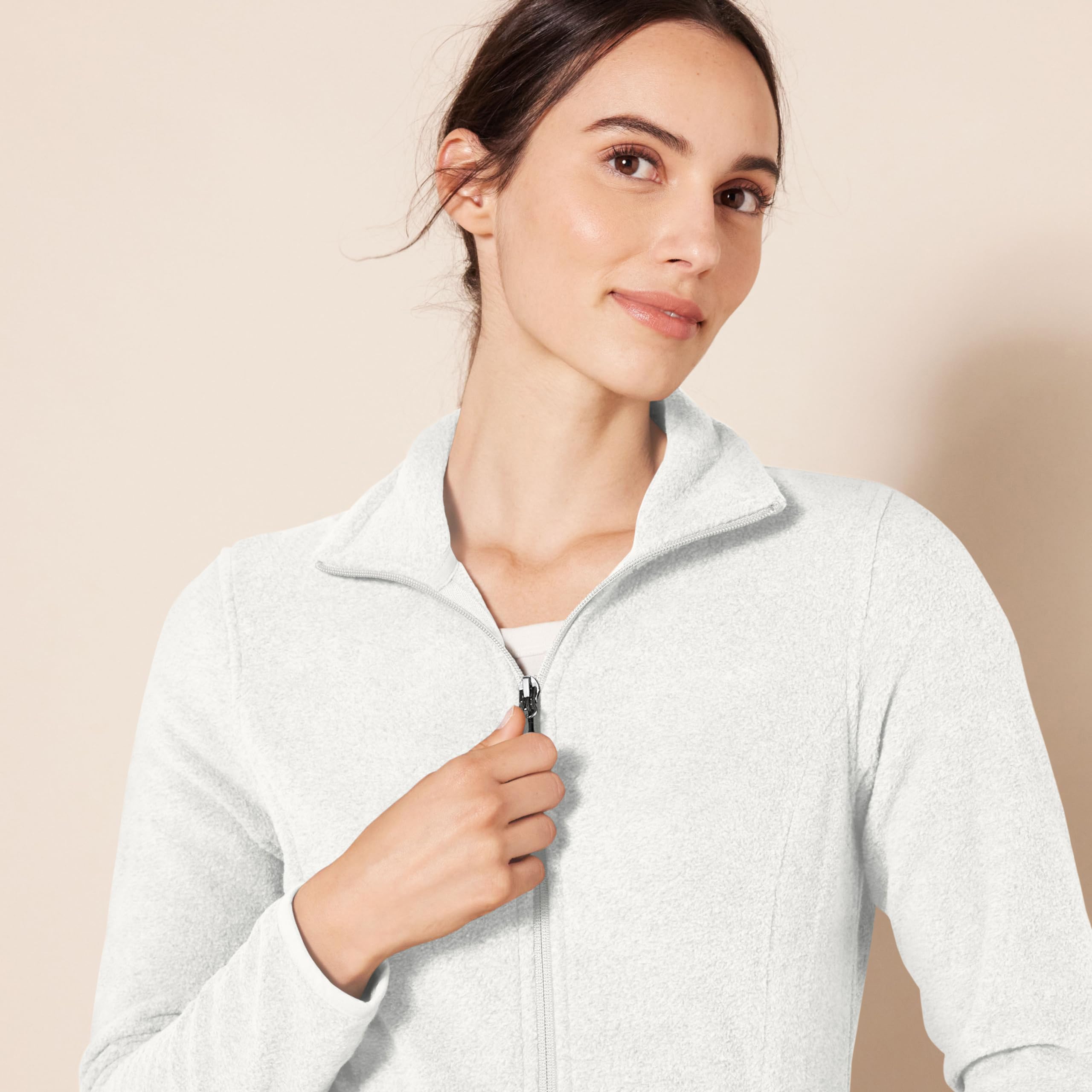 Amazon Essentials Donna Giacca in Pile Morbido con Cerniera Intera dal Taglio Classico (Disponibile in Taglie Forti)