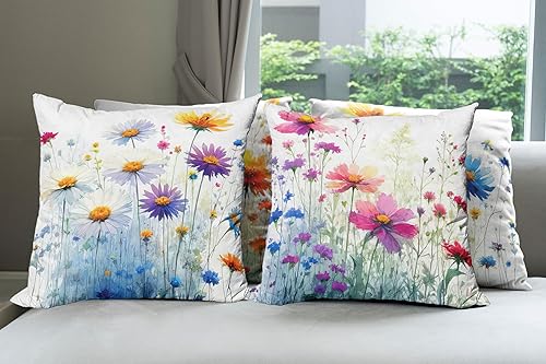 Vista 33 de Ambesonne Orient - Funda de cojín para cojín, diseño floral tradicional de Oriente Medio, clásico, bohemio, antiguo, cultura persa, funda