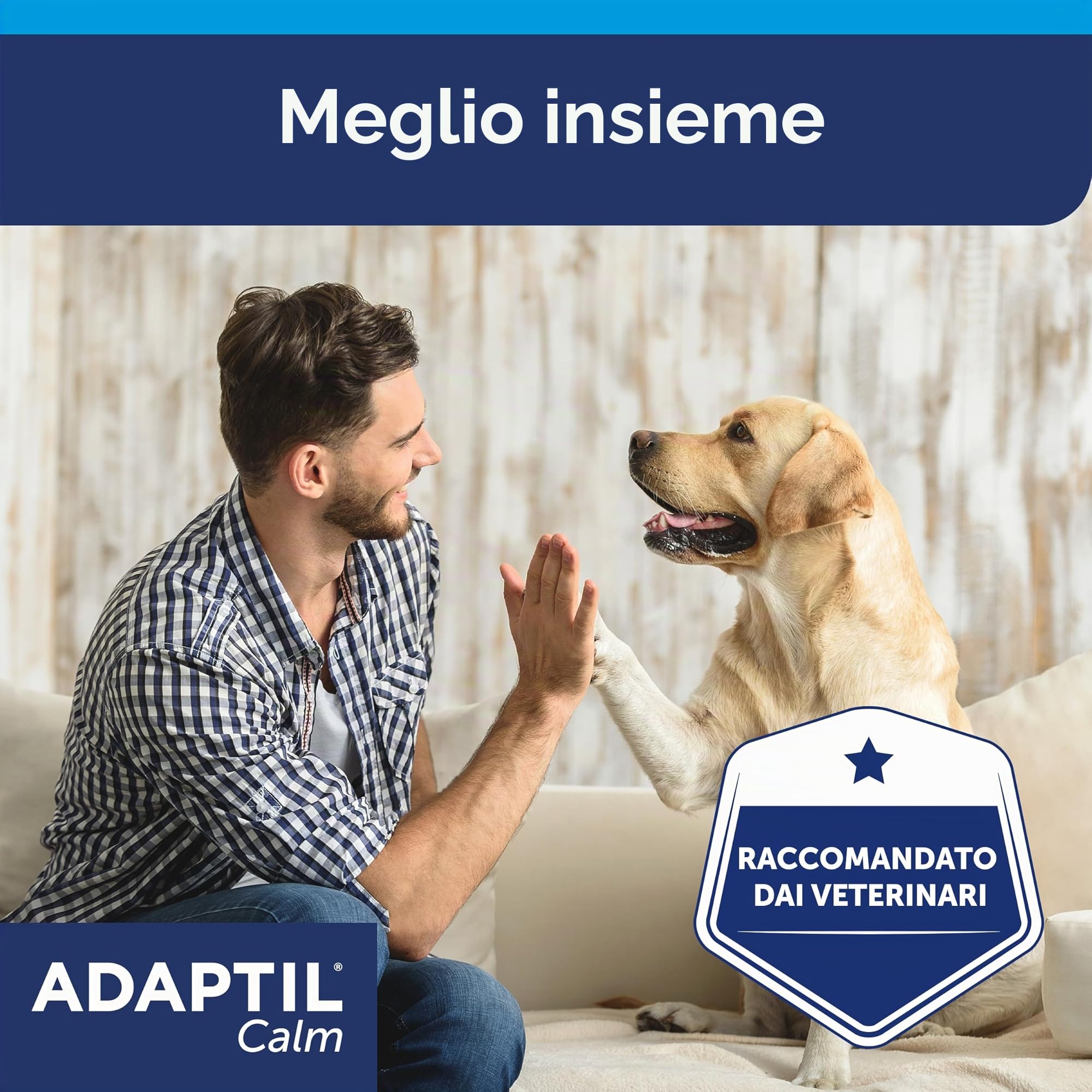 ADAPTIL® Calm – Ricarica 3 x 48 ml - Calmante per Cani, Feromoni Tranquillanti Antistress per Cani Iperattivi, Ansiosi, Rilassamento per Cani Momenti Stressanti
