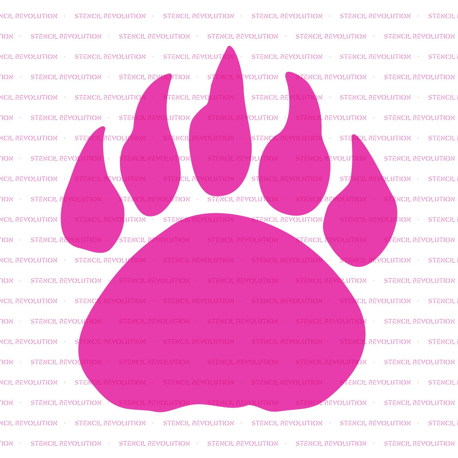 amazon-com-bear-claw-stencil-bear-claws-forest-wall-stencils-bear-stencil-bear-claw-stencil-brown-bear