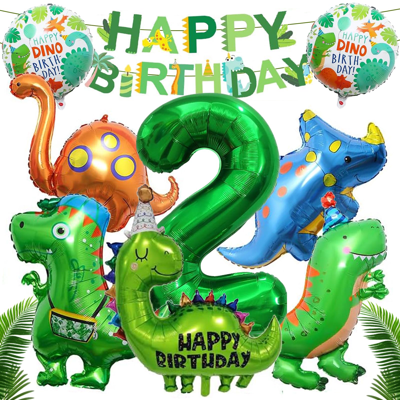 Decorazioni Festa Dinosauri - 9 Palline E 1 Bandiera A Nido D'Ape - Foto 4