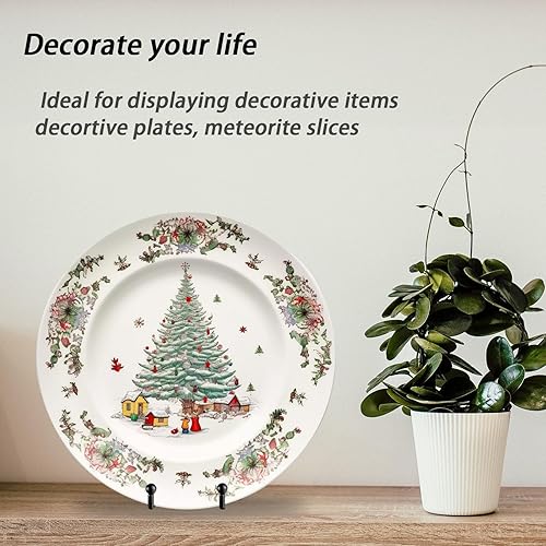 Miniatura 3 de SEUNGCH 12 soportes negros de 4.3 pulgadas para exhibiciones, caballetes de hierro para portarretratos de hierro, soporte de exhibición de libros de