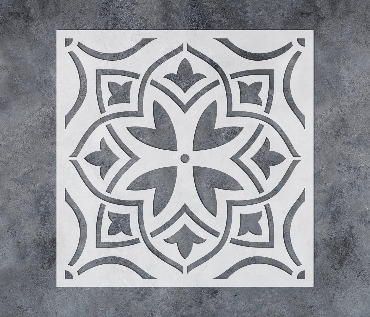 Amazon.com: GSS Designs Reusable 12x12Inch Large Floor Wall Stencils ...