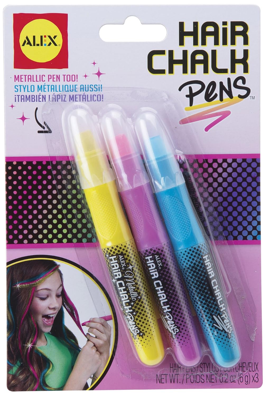 ALEX Toys Spa 3 Hair Chalk Pens Assorted Amazon.in