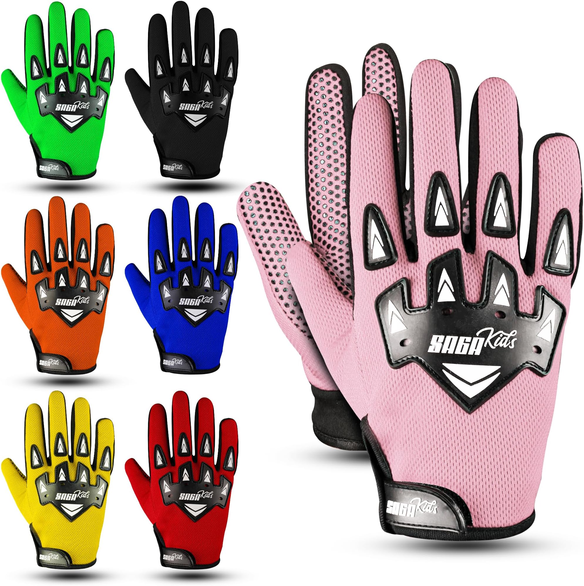 Youth Motocross Gloves – Pro-Grade Protection for Dirt Bike & BMX Riders | High-Performance Gear for Boys & Girls | Built for Future Champions