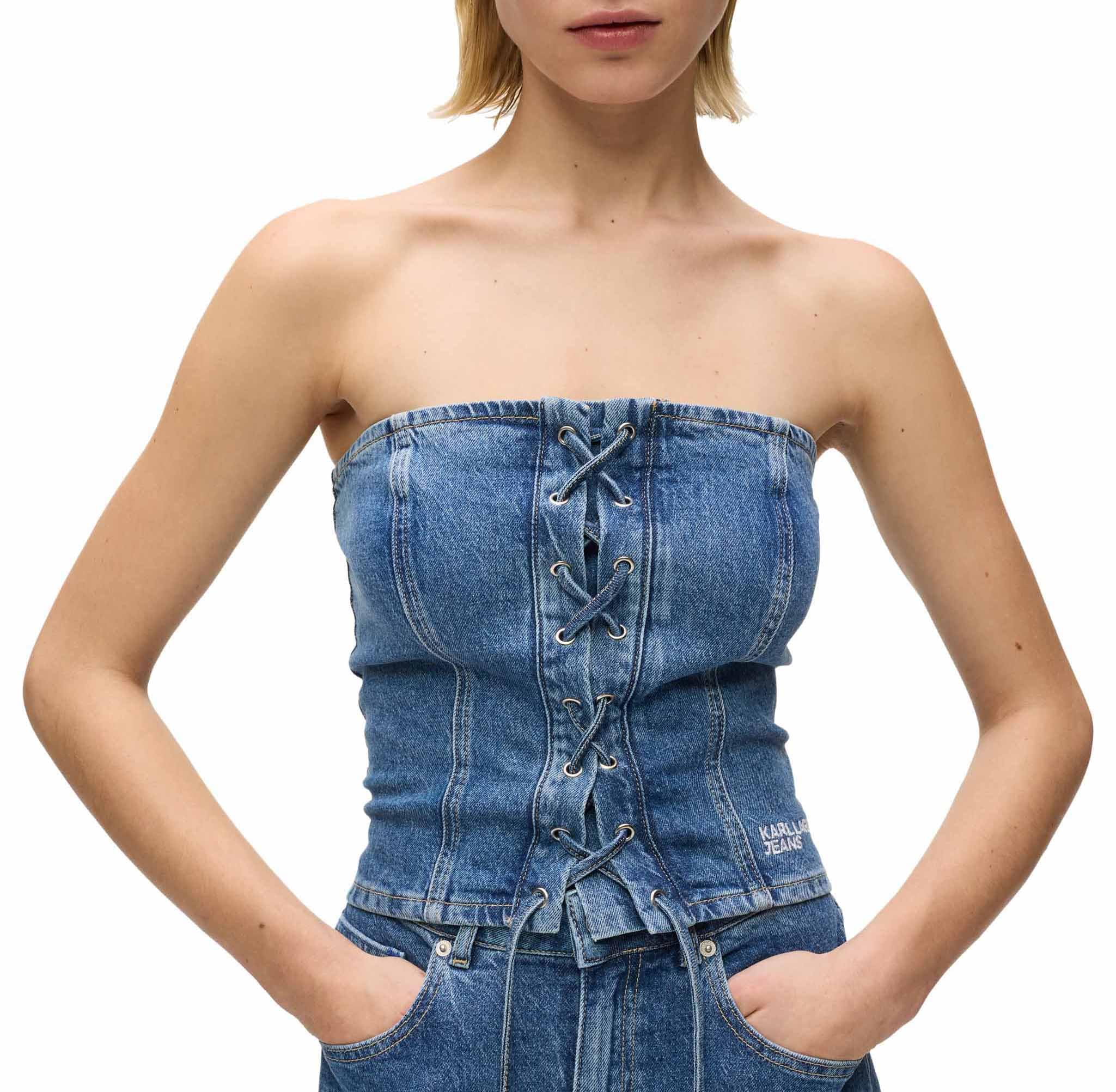 KARL LAGERFELD JEANS Donne Tie Bustier