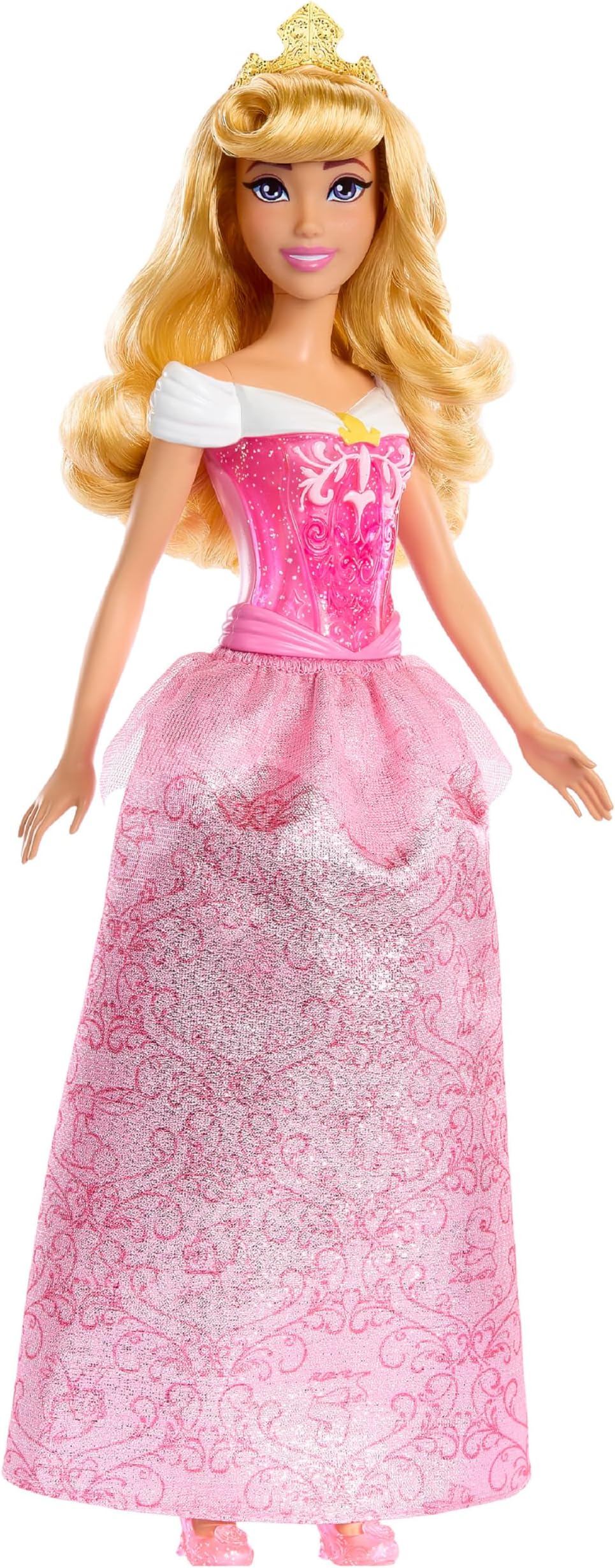 Mattel HLW09 Disney Princess Aurora [Dress-Up Doll, 3 Years and Up]