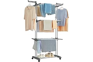 SONGMICS 4-Tier Clothes Drying Rack