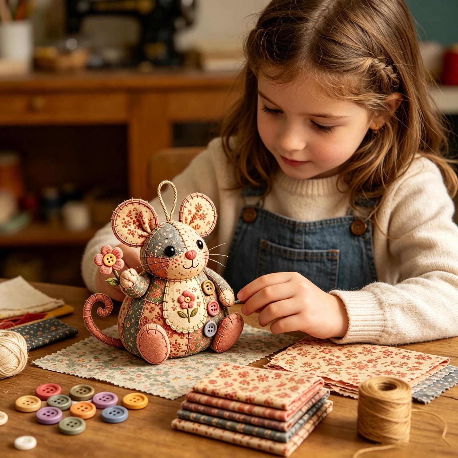 CHAOHAOKE DIY Nähset für Kleine Maus-Ornamente – Bastelset zum Selbermachen