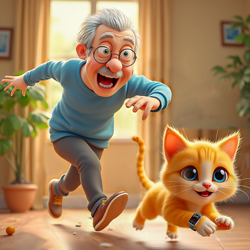 Ungezogener Katzenchaos-Simulator: Virtuelles Haustier aus der Hölle in Granny Life