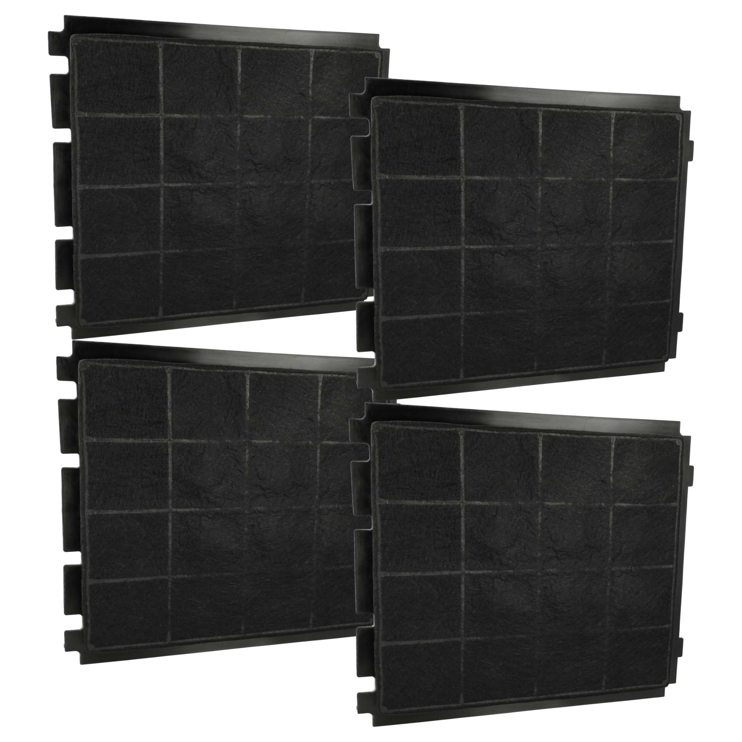 vhbw 4x filtro de carbón activado reemplaza Airforce AFFCA267, AFCFCA267 para campanas cocina
