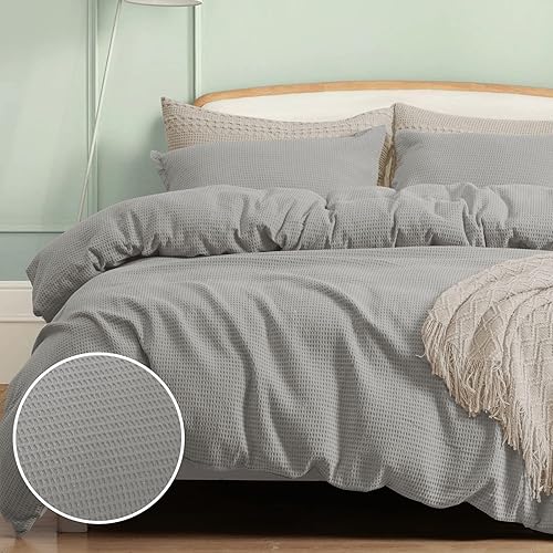 PHF Juego de funda de edredón de mezcla de algodón ultra suave, cómodo, transpirable y decorativo, con fundas de almohada, 104 x 90 pulgadas, color PHF Juego de funda de edredón de mezcla de algodón ultra suave, cómodo, transpirable y decorativo, con fundas de almohada, 104 x 90 pulgadas, color
