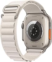 Vista 41 de Apple Watch Ultra [GPS + Cellular 1.929 in] - Funda de titanio con bucle Trail negro/gris, M/L (renovado)