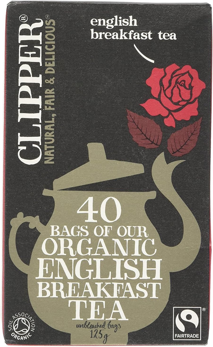 Clipper Teas - Specialities - Fairtrade Organic & English Breakfast Tea - 40 Bags