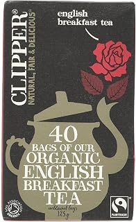 Clipper Teas - Specialities - Fairtrade Organic & English Breakfast Tea - 40 Bags