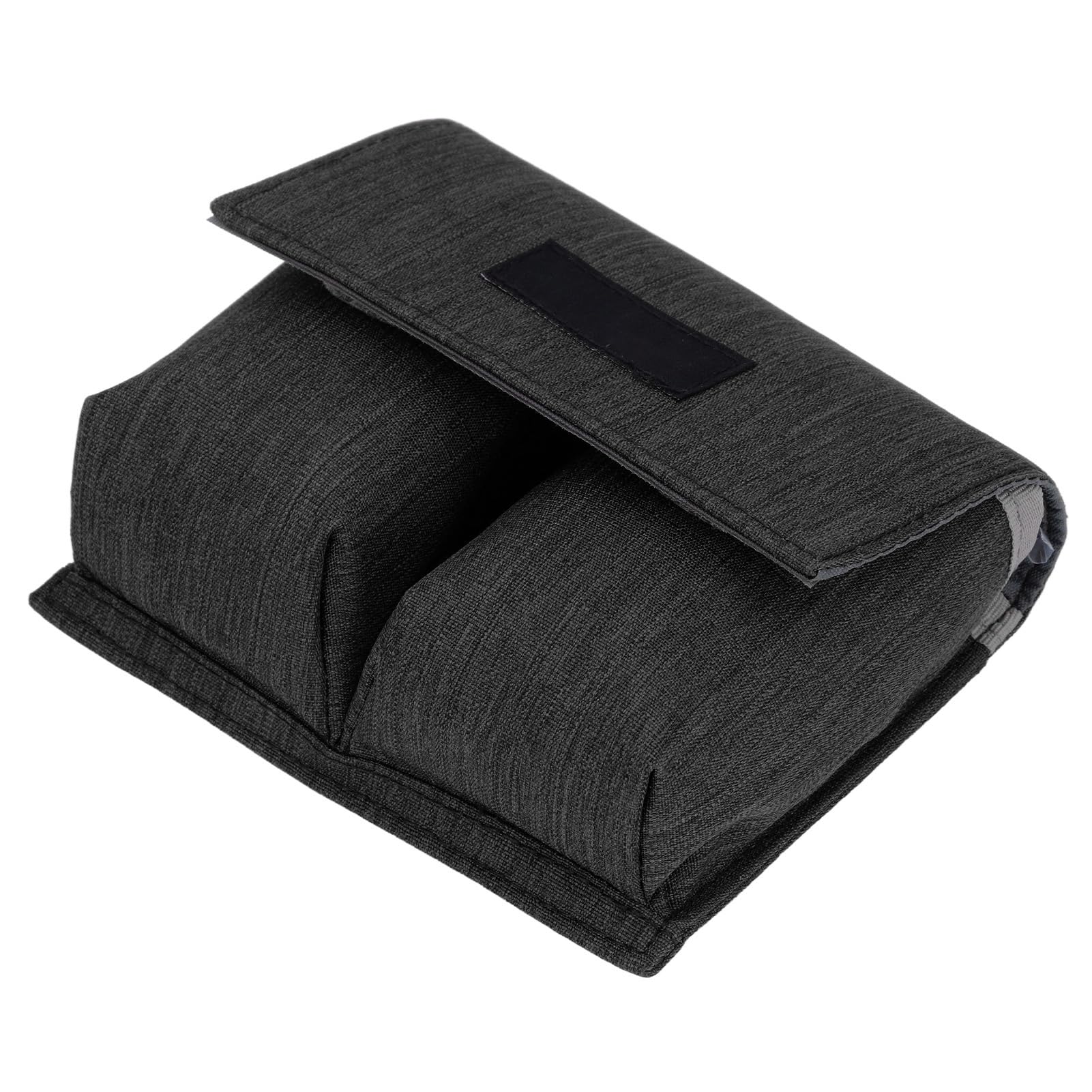 Bolsa para Batería de Dron, Nailon Resistente a los Arañazos, a Prueba de Polvo, Bolsa para Batería de Cámara, Resistente Al Agua, 2 Bolsillos para Exteriores (Black)