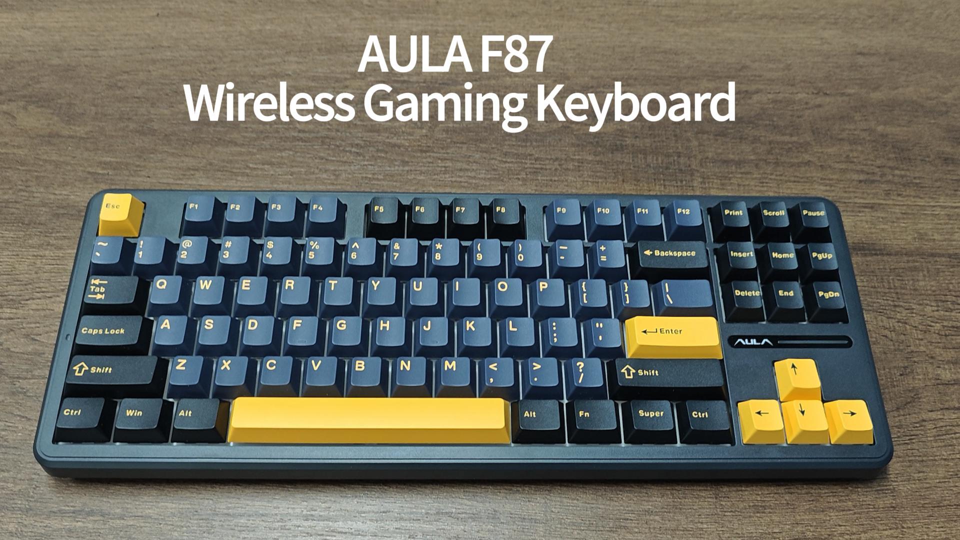 Amazon.com: AULA F87 Wireless Mechanical Keyboard, 75% TKL Custom